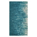 Modrý umývateľný behúň 55x140 cm Tamigi Azzurro - Floorita