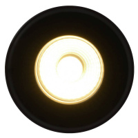 LED stropné bodové svietidlo Rosalee, čierne, IP65, spínač CCT