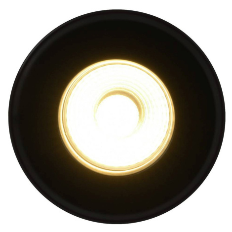 LED stropné bodové svietidlo Rosalee, čierne, IP65, spínač CCT Nordlux