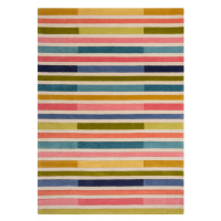 Ručne všívaný kusový koberec Illusion Piano Pink/Multi Rozmery kobercov: 120x170