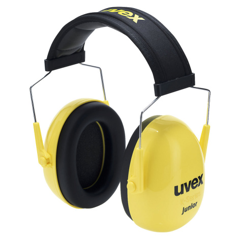 Uvex Detský slúchadlový chránič sluchu JUNIOR, s oblúkom, SNR 27 dB, čierna/žltá, od 10 ks