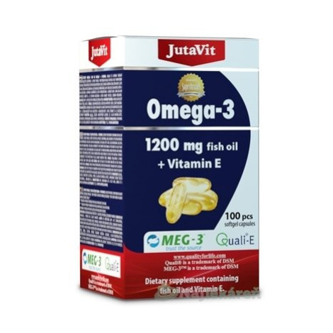 JutaVit Omega-3 1200 rybí olej + vitamín E