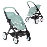 Kočík pre dvojičky s polohovateľnými sedačkami Maxi Cosi Twin Pushchair Sage Smoby pre 42 cm báb