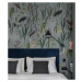 WALLCOLORS Calm Heron Mint wallpaper - tapeta POVRCH: Prowall Canvas