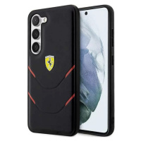 Kryt Ferrari Samsung Galaxy S23 black hardcase Hot Stamp Lines (FEHCS23SPBAK)