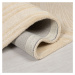 Béžový vlnený koberec behúň 60x230 cm Lino Leaf – Flair Rugs