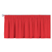 Dekoria Krátky záves na riasiacej páske, červená, 390 x 40 cm, Loneta, 133-43