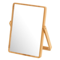 Kozmetické zrkadlo s bambusovým rámom 20x27 cm – Casa Selección