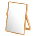 Kozmetické zrkadlo s bambusovým rámom 20x27 cm – Casa Selección