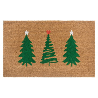 Rohožka 3 stromy vánoční 105671 - 45x75 cm Hanse Home Collection koberce