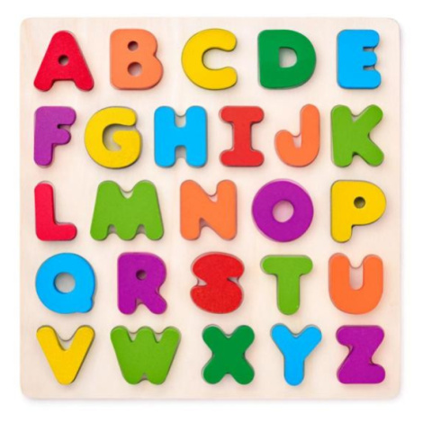 Woody Puzzle ABC-masívne písmená na doske