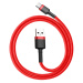 Kábel USB typ-C Baseus Cafule 0,5 m červený