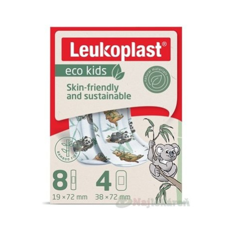 LEUKOPLAST ECO Kids, detské náplasti 2 veľkosti, 12ks