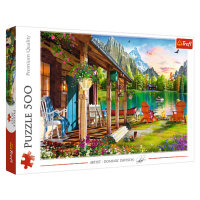 Trefl Puzzle 500 - Chata v horách