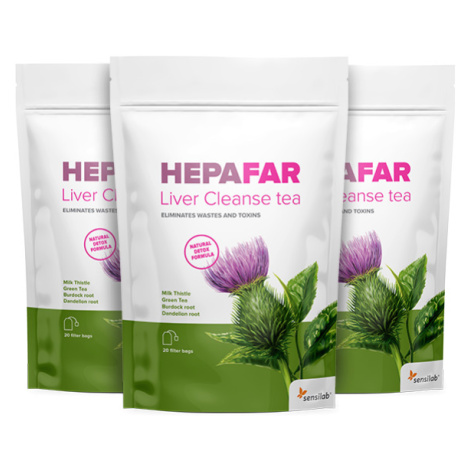 HEPAFAR Liver Cleanse tea – čaj na očistu pečene 1+2 ZDARMA