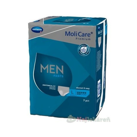 MoliCare Premium MEN PANTS 7 kvapiek L inkontinenčné naťahovacie nohavičky 7ks