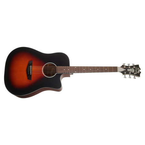 D'Angelico Bowery LS Dreadnought CE Satin Vintage Sunburst