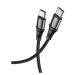 Nabíjací a dátový kábel USB Type-C, USB Type-C, 100 cm, 5000 mA, proti nárazom, rýchle nabíjanie