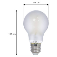 LED žiarovka, matná, E27, 5W, 3000K, 1060 lm