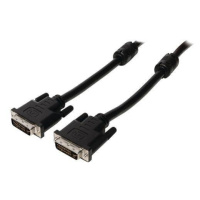 Valueline DVI-I kábel k monitoru 24+5M/24+5M, 2m, čierny