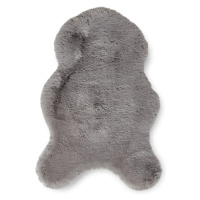 Sivá syntetická kožušina 60x90 cm Super Teddy – Think Rugs