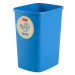 Plastové odpadkové koše v súprave 3 ks na triedený odpad 9 l Eco – Curver
