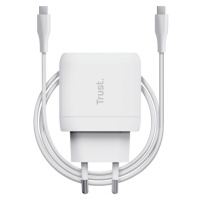 Trust Maxo 45W USB-C nabíjací adaptér + 2m USB-C kábel, biely