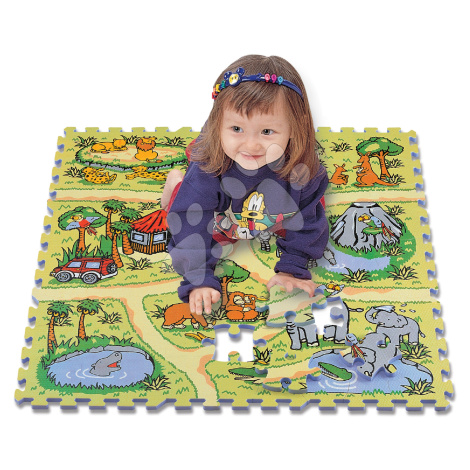 Lee penové puzzle Safari zvieratká 81 dielov TM002 farebné