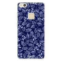 Odolné silikónové puzdro iSaprio - Blue Leaves 05 - Huawei P10 Lite