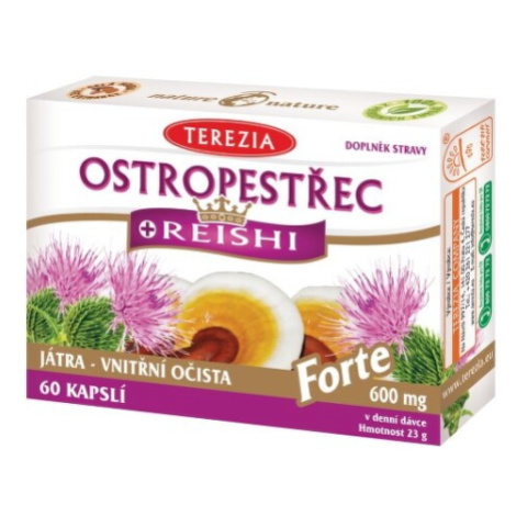 TEREZIA Pestrec + reishi forte 60 kapsúl