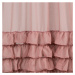 Ružová záclona na páske DOLLY 140x250 cm