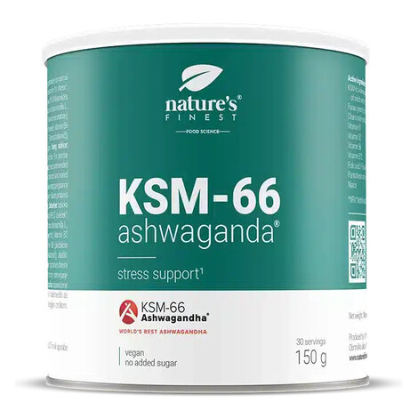 Nature's Finest KSM-66 Ashwagandha | KSM-66 kořen, ženšen + heřmánek | podpora stresu, nálady + 