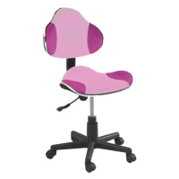 Študentská kancelárska stolička Q-G2 Ružová,Študentská kancelárska stolička Q-G2 Ružová
