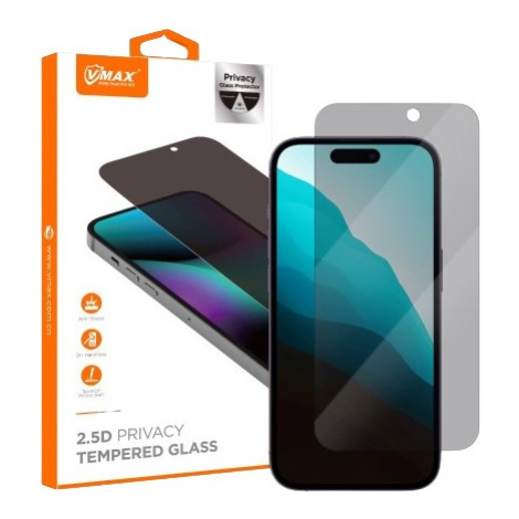 Vmax tempered glass 0.33mm 2,5D high clear privacy glass Apple iPhone 16 Pro