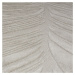 Kusový koberec Solace Lino Leaf Grey kruh Rozmery kobercov: 160x160 (priemer) kruh