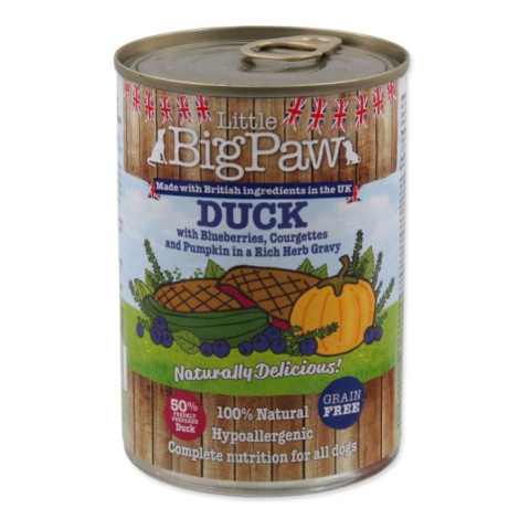 Konzerva Little Big Paw kačka 390g