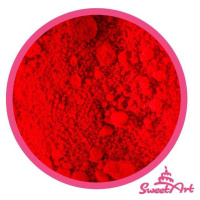 SweetArt jedlá prášková farba Burning Red jasne červená (3 g) - dortis - dortis