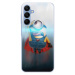 Odolné silikónové puzdro iSaprio - Mimons Superman 02 - Samsung Galaxy A25 5G