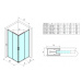 GELCO - SIGMA SIMPLY štvorcová sprchová zástena 800x800 rohový vstup, Brick sklo GS2480GS2480