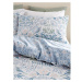 Biele/modré bavlnené obliečky na dvojlôžko 200x200 cm Hedgegrow Hopper – Bianca