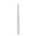 Súprava 4 bielych LED voskových sviečok Star Trading Flamme, výška 28,5 cm