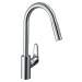 Hansgrohe Focus M41, drezová batéria Focus s výsuvnou spŕškou, sBox, EcoSmart, chrómová, HAN-738