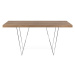 Hnedý stôl TemaHome Multi, dĺžka 160 cm
