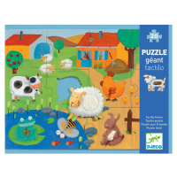 Djeco Puzzle hmatové Farma 20 dielikov