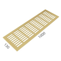 SRL - ALFA vetracia mriežka 100 x 800 mm 100 mm 800 mm, zlatá matná