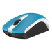Genius Myš Eco-8100, 1600DPI, 2.4 [GHz], optická, 3tl., bezdrátová USB, modrá, Integrovaná