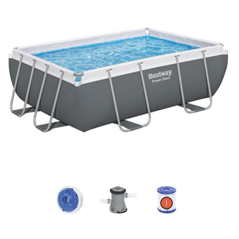 Obdĺžnikový bazén s rámom a filtráciou 2,82 x 1,96x 0,84 m 56629 Bestway