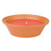 LIVARNO home Hlinená miska so sviečkou (oranžová)