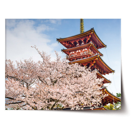 Plagát Čínska vežička - 90x60 cm