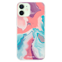 Odolné silikónové puzdro iSaprio - New Liquid - iPhone 12 mini